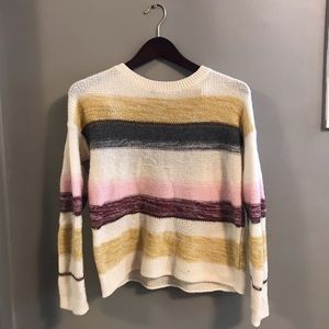 Rails Striped Daphne Wool Cashmere Sweater (XS)